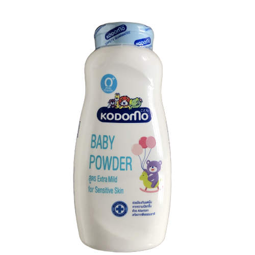 Combo 3 chai phấn Kodomo ngừa rôm sẩy cho bé 180g Baby Powder Extra Mild