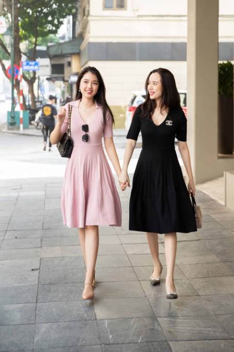 Đầm len dáng xòe SIXDO – SIXDO >>> top1shop >>> lazada.vn