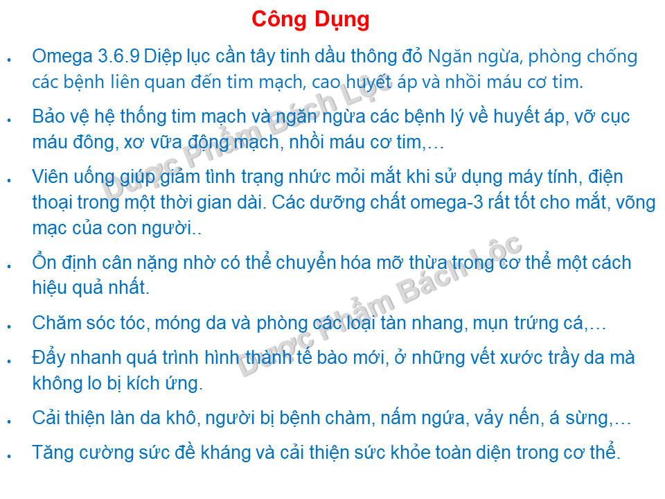 [Hộp 2 Lọ] Viên Uống Dầu Cá Omega 3.6.9 Diệp Lục Cần Tây Tinh Dầu Thông Đỏ Giúp Tăng Khả Năng Trí Nhớ Sáng Mắt Khỏe Tim Mạch - Dược Phẩm Bách Lộc