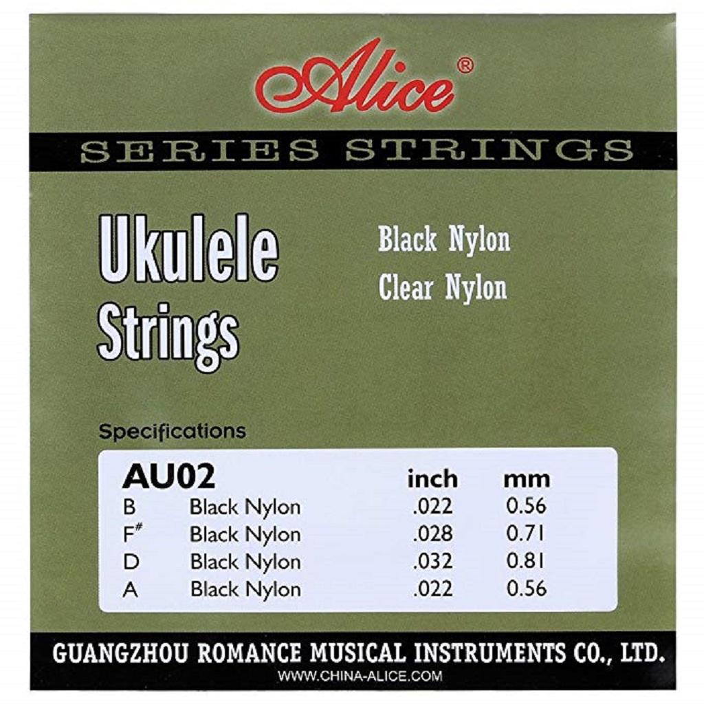 Dây Đàn Ukulele màu đen Alice AU02 chính hãng giá tốt