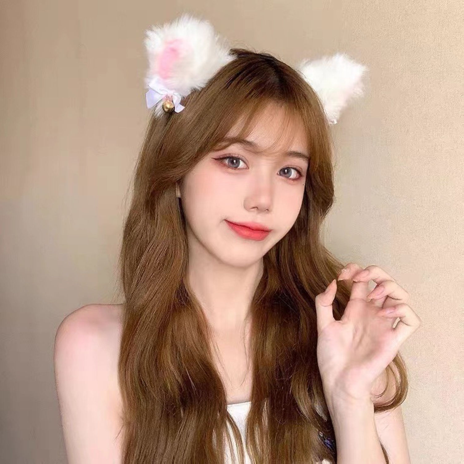 Băng Đô Bờm Cài Tóc Tai Mèo Cosplay
