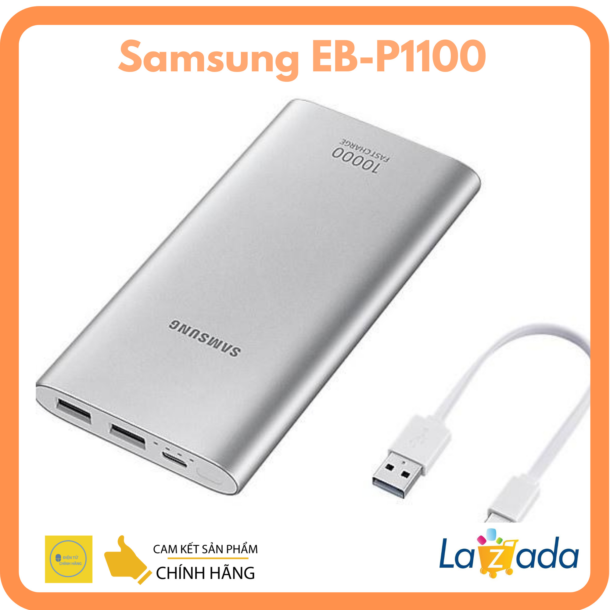 SẠC DỰ PHÒNG SAMSUNG 10000MAH HỖ TRỢ SẠC NHANH 25W HAI CỔNG