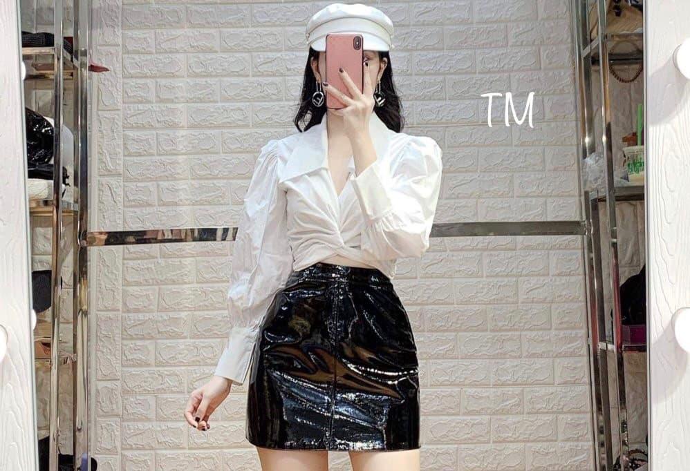 Áo croptop  Phi xoắn ngực hot TTKX0461