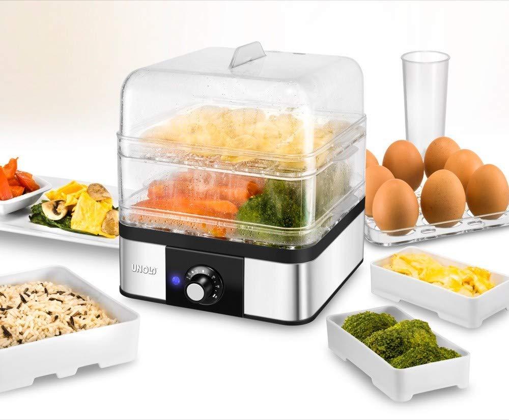 Nồi hấp điện 2 tầng mini Unold 38650 Dampfgarer