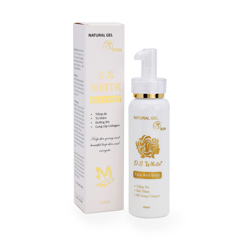 [HCM]Combo Kem Body và Gel ủ trắng DS White
