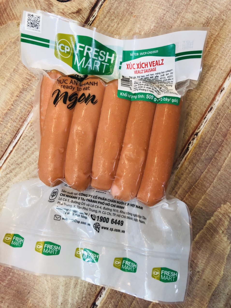 Combo 20 cây xúc xích Đức Cp loại ngon