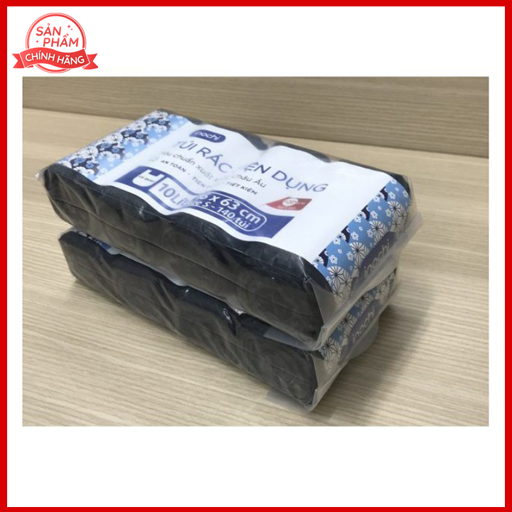 Set 4 Túi rác tiện dụng Soji hàng xuất Nhật Bản, Châu Âu 10L- 25L- 50L Nhựa nguyên sinh không mùi, dai và khó rách