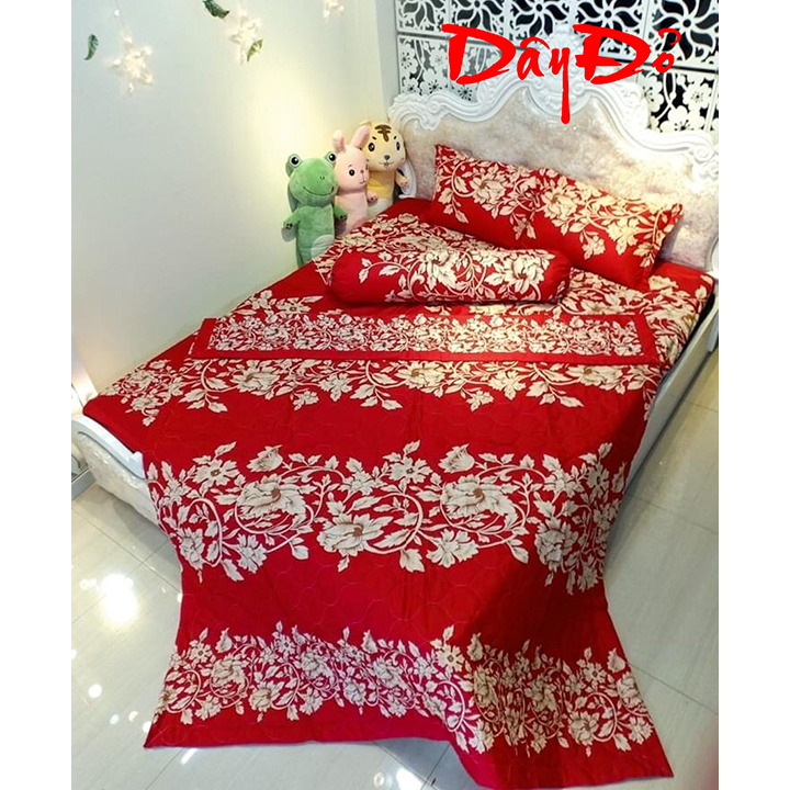 Bộ Chăn Ga poly cotton 5 Món