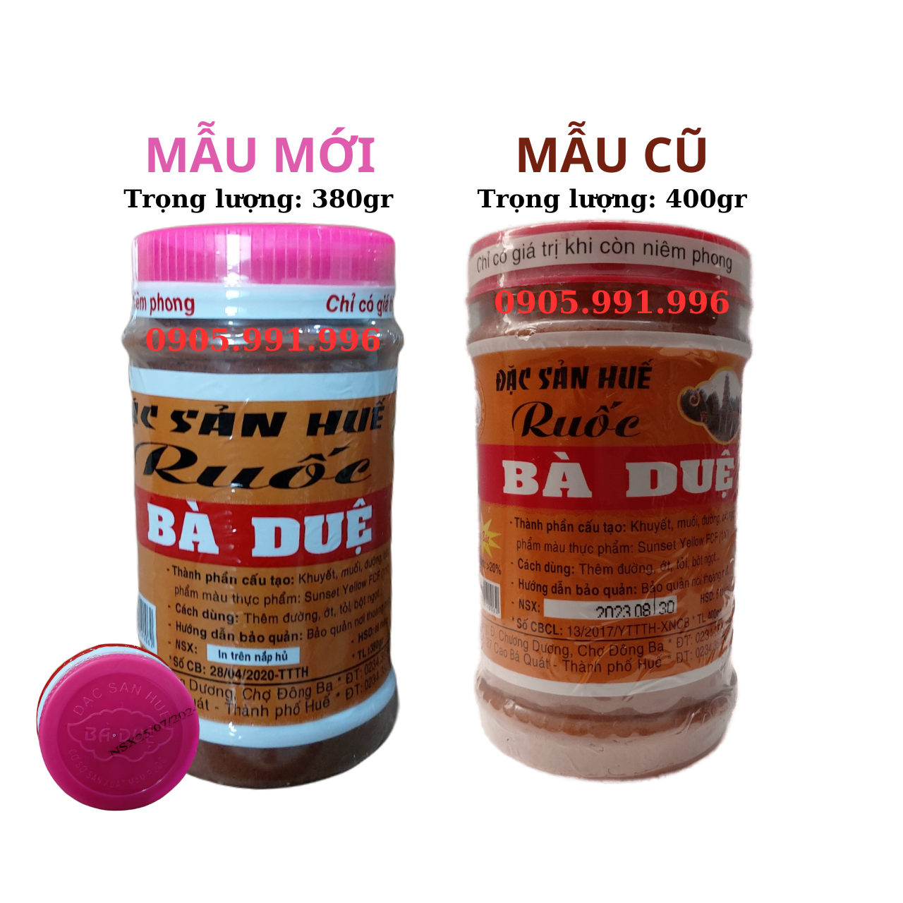 Combo 2 Mắm ruốc Bà Duệ 380g - NPP Phương Quân
