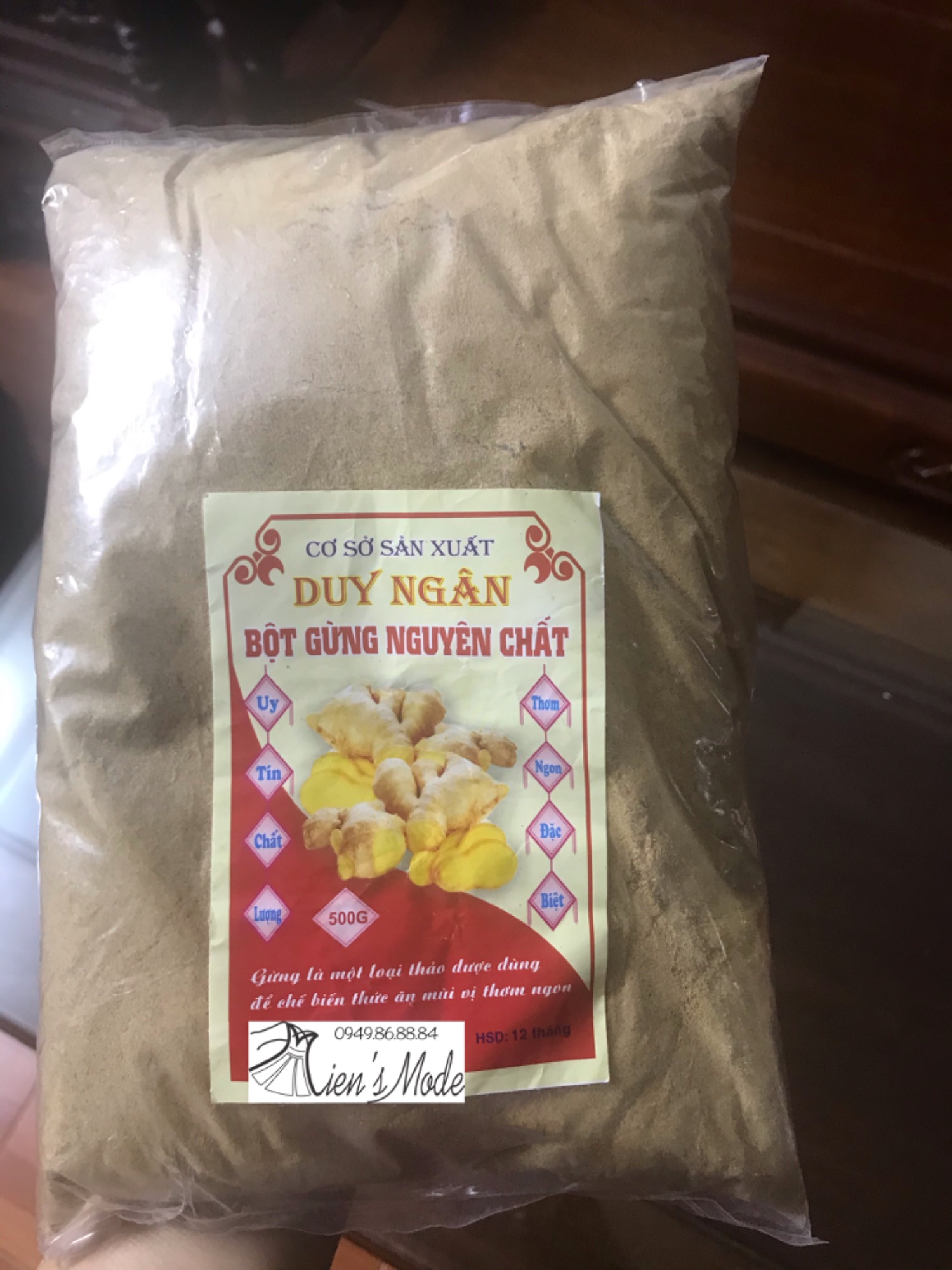 500gr Bột củ gừng xay