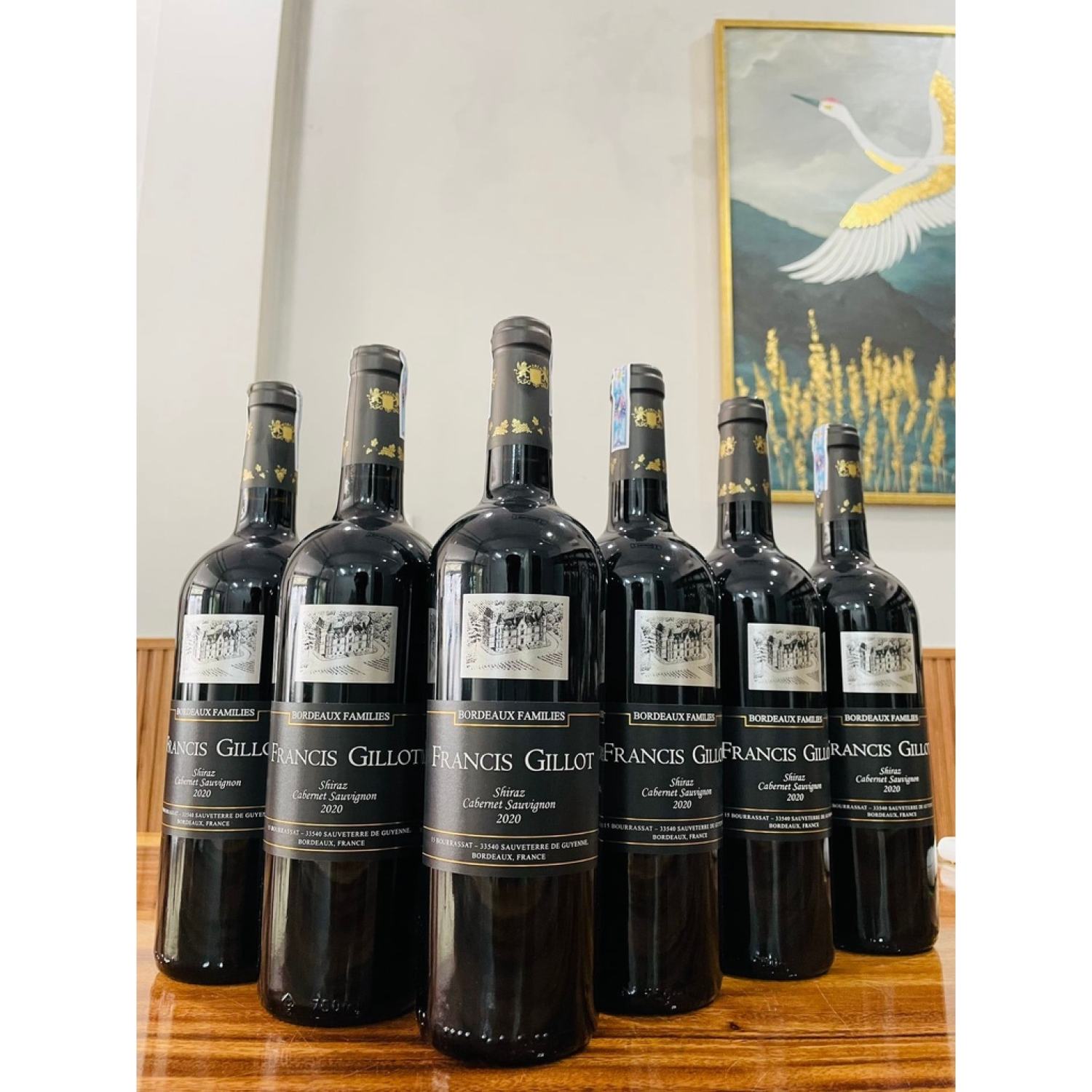 Vang Pháp FRANCIS GILLOT Shiraz Cabernet 13,5%