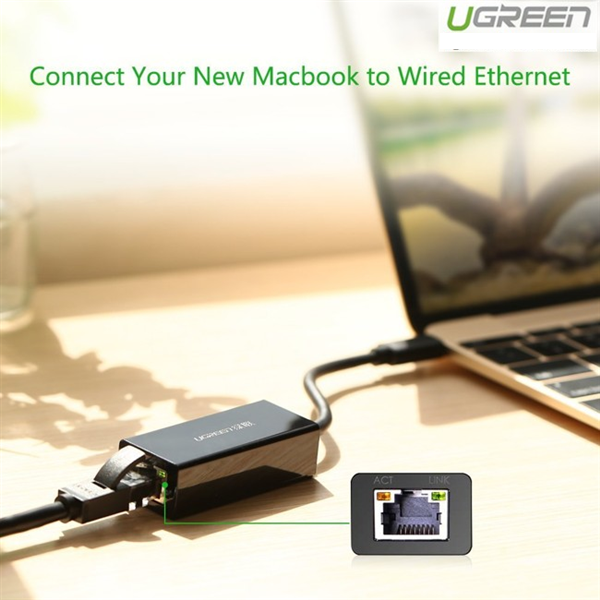 Cáp USB Type-C to Lan 10/100Mbps Ugreen 30287
