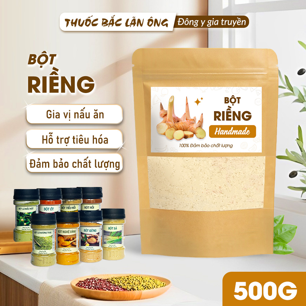 Bột riềng nguyên chất 500g (Gia vị ướp thịt cá thơm ngon)