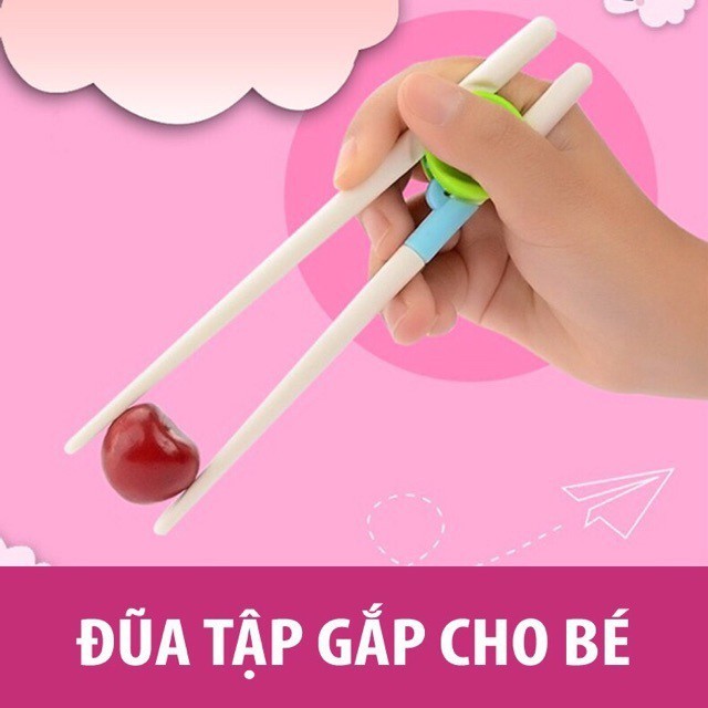 (Đơn 29K Freeship 15K) Đũa tập ăn an toàn cho Bé NAM3
