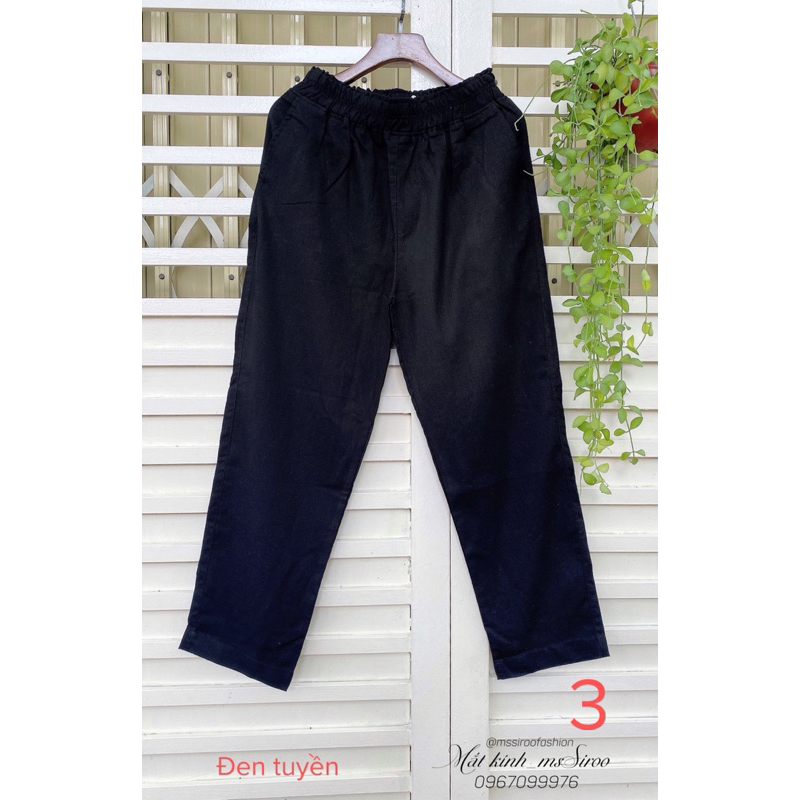 QUẦN BAGGY TRƠN 9 TẤC (45-76kg)