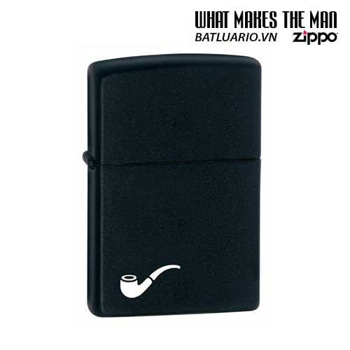 Bật lửa zippo 218pl – zippo black matte pipe