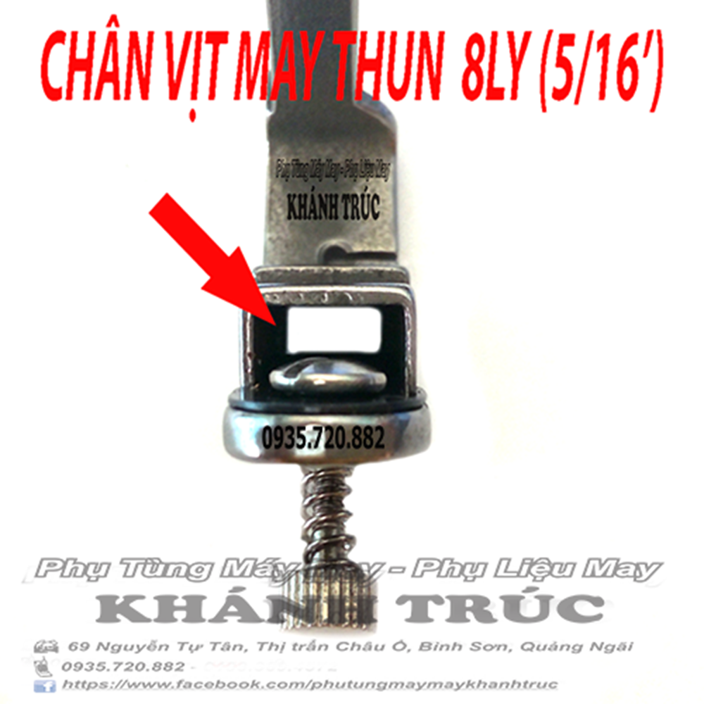S537 Chân vịt MAY THUN 5ly máy may công nghiệp 1kim