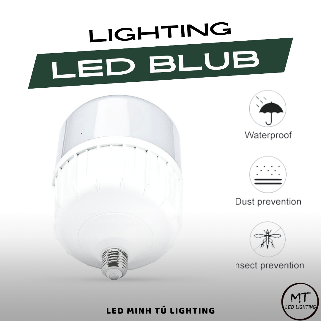 COMBO 4 CÁI BÓNG ĐÈN LED TRỤ 40W
