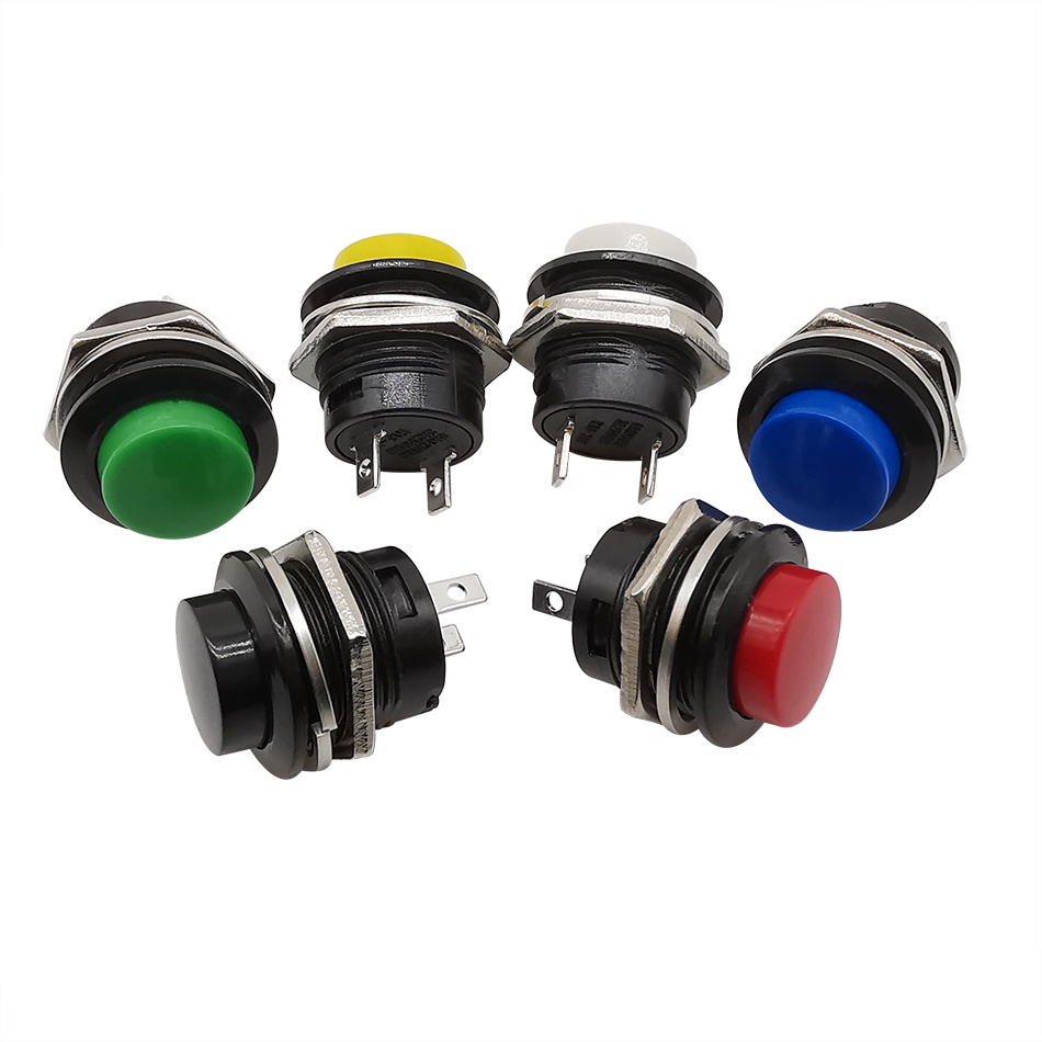 Nút Nhấn Nhả 16mm (R13-507) - Nút Đề - Nút Reset