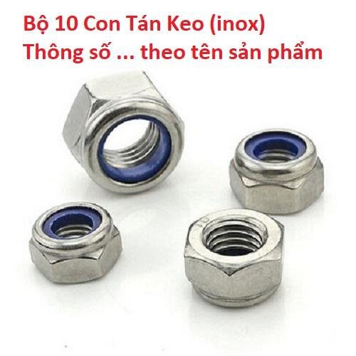 10 con tán keo inox 201 - 8 ly