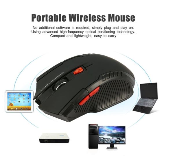 Chuột Không Dây Cao Cấp Wireless 2.4GHz - mouse