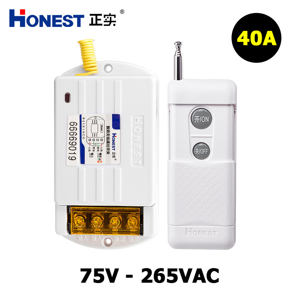 Công tắc điều khiển từ xa 1000m công suất lớn Honest HT-6220KGD và HT-6220ZRD