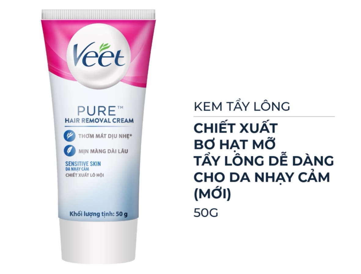 Kem tẩy lông veet giúp tẩy sạch lông hiệu quả và an toàn cho da