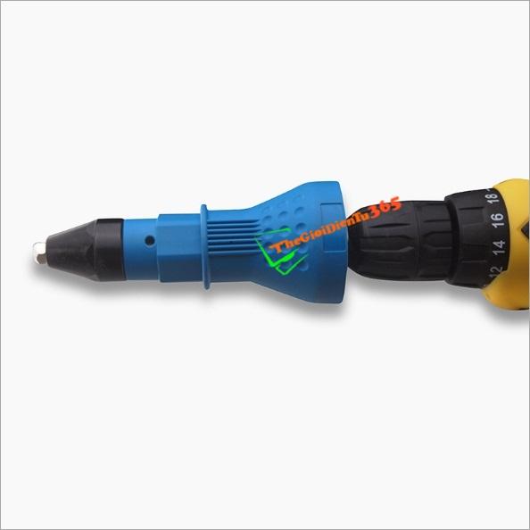 Đầu rút đinh tán rive gắn máy khoan