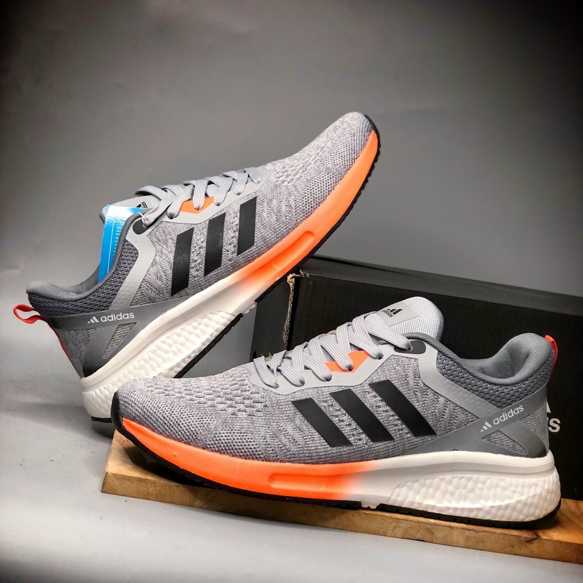 GIÀY NAM ADIDAS PHẢN QUANG FULL BOX