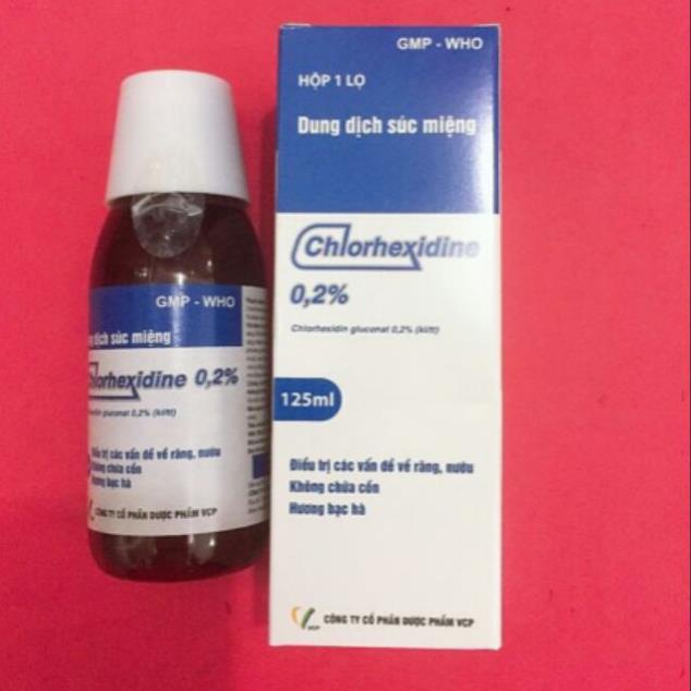 Nước súc miệng CHLORRHEXIDINE 0,2%