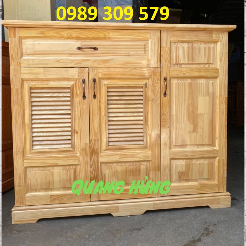 [HCM]TỦ GIÀY DÉP GỖ THÔNG NGANG 1M2 CAO CẤP HCM