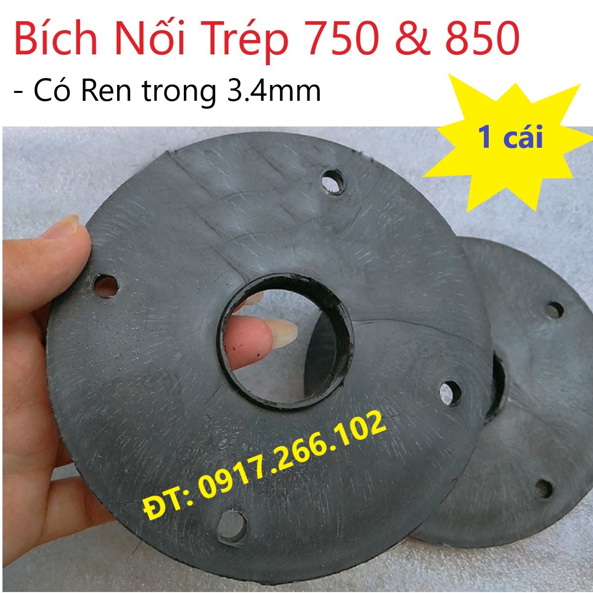 Bích nhựa nối loa trép 750 850 có ren trong 34mm - giá 1 cái họng loa treble 750