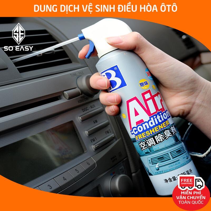Dung dịch vệ sinh điều hòa ,máy lạnh BOTNY Air-condition Freshener 285ml, dung dịch khử mùi bộ lọc cửa gió máy lạnh trên xe hơi, xe tải, xe khách, máy lạnh trong nhà_B-1725