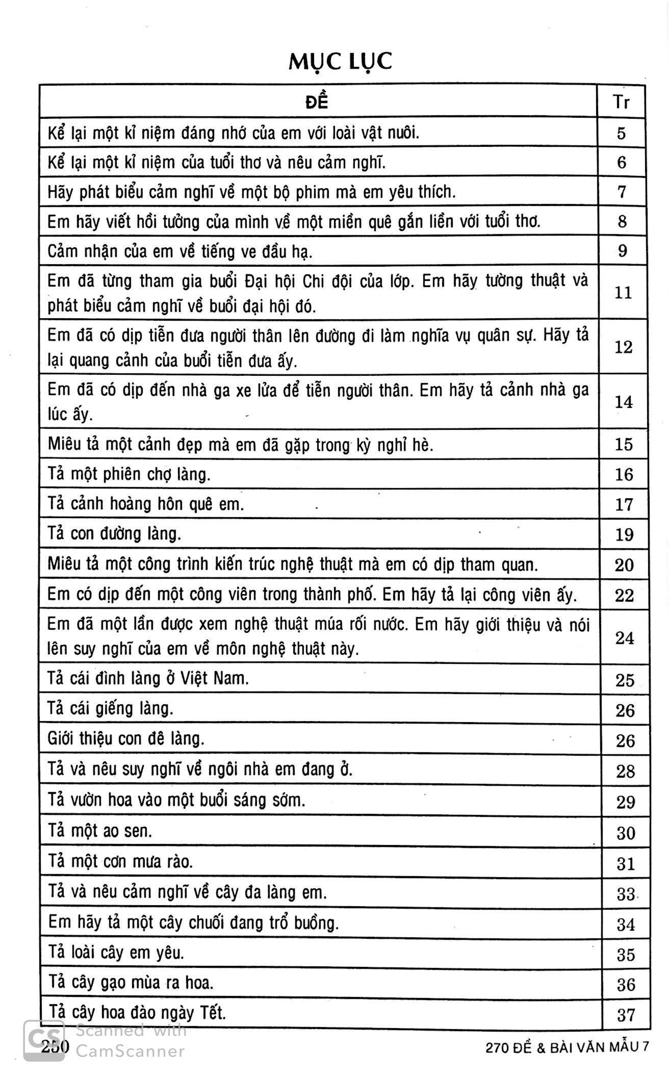 Fahasa - 270 Đề Và Bài Văn Mẫu 7