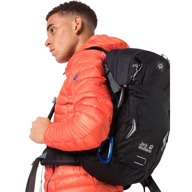 Balo du lịch thể thao leo núi Jack Wolfskin Moab Jam 24 Backpack Trekking nam nữ phượt có trợ lực chống nước tốt