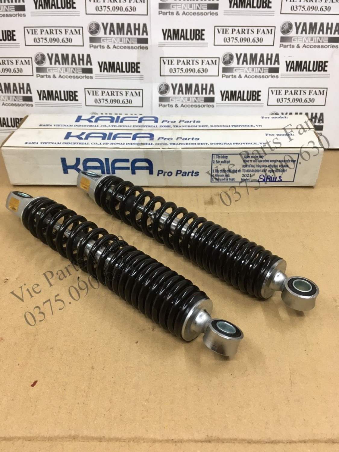 Phuộc nhún giảm xóc sau - sirius hiệu kaifa din , màu đen, màu đỏ