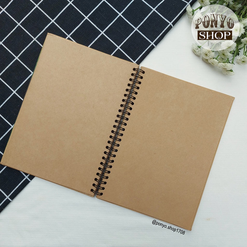 10 tờ giấy kraft thường (80gsm) khổ A5 làm thủ công