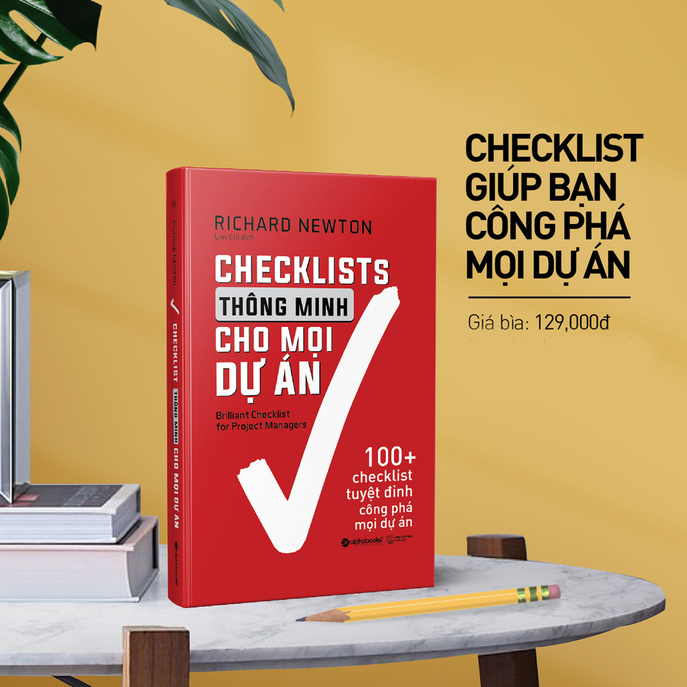Sách - Checklist Thông Minh Cho Mọi Dự Án 129K