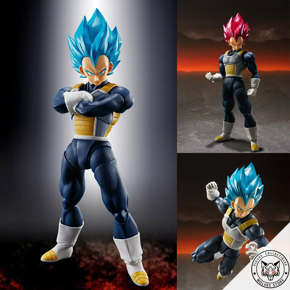 [HCM][Order báo giá] Mô hình chính hãng SHF Dragon Ball: Vegeta (God Super Saiyan)
