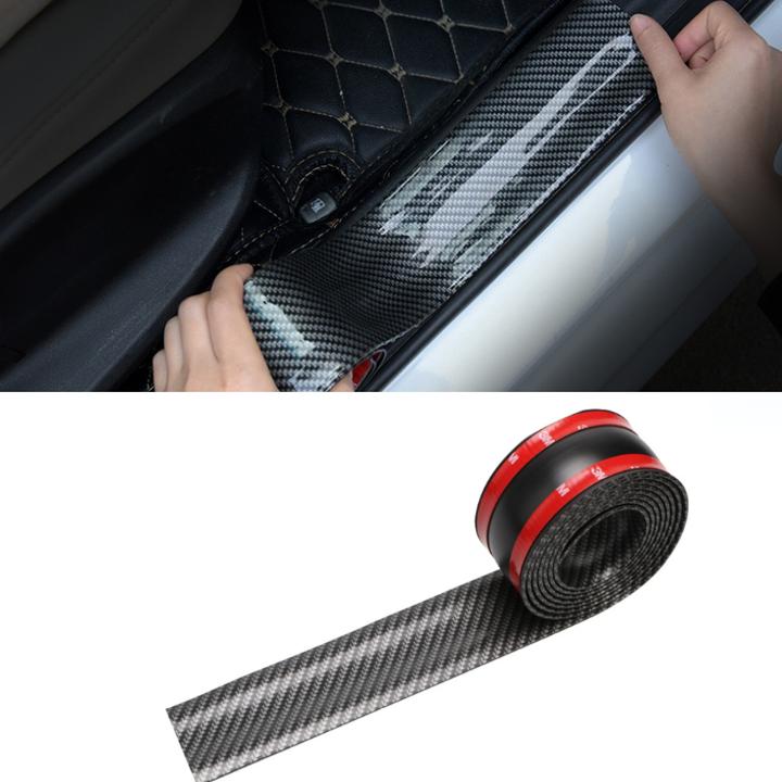 Cacbon dán cốp, dán bước chân chống xước ô tô, xe hơi PHD50 ngang 5cm dài 2,5m