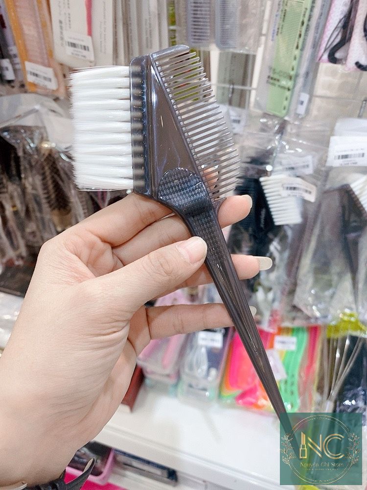 Cọ nhuộm tóc 2 đầu xám