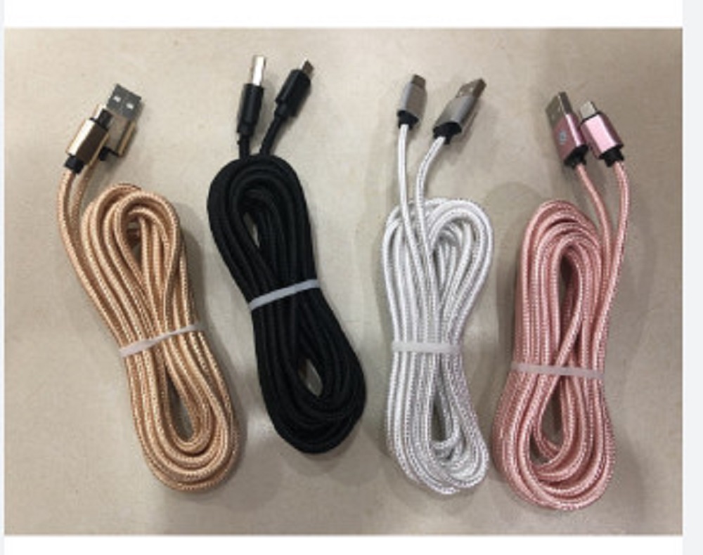 [HCM]Cáp sạc androi bọc dù siêu bền dài gần 3m