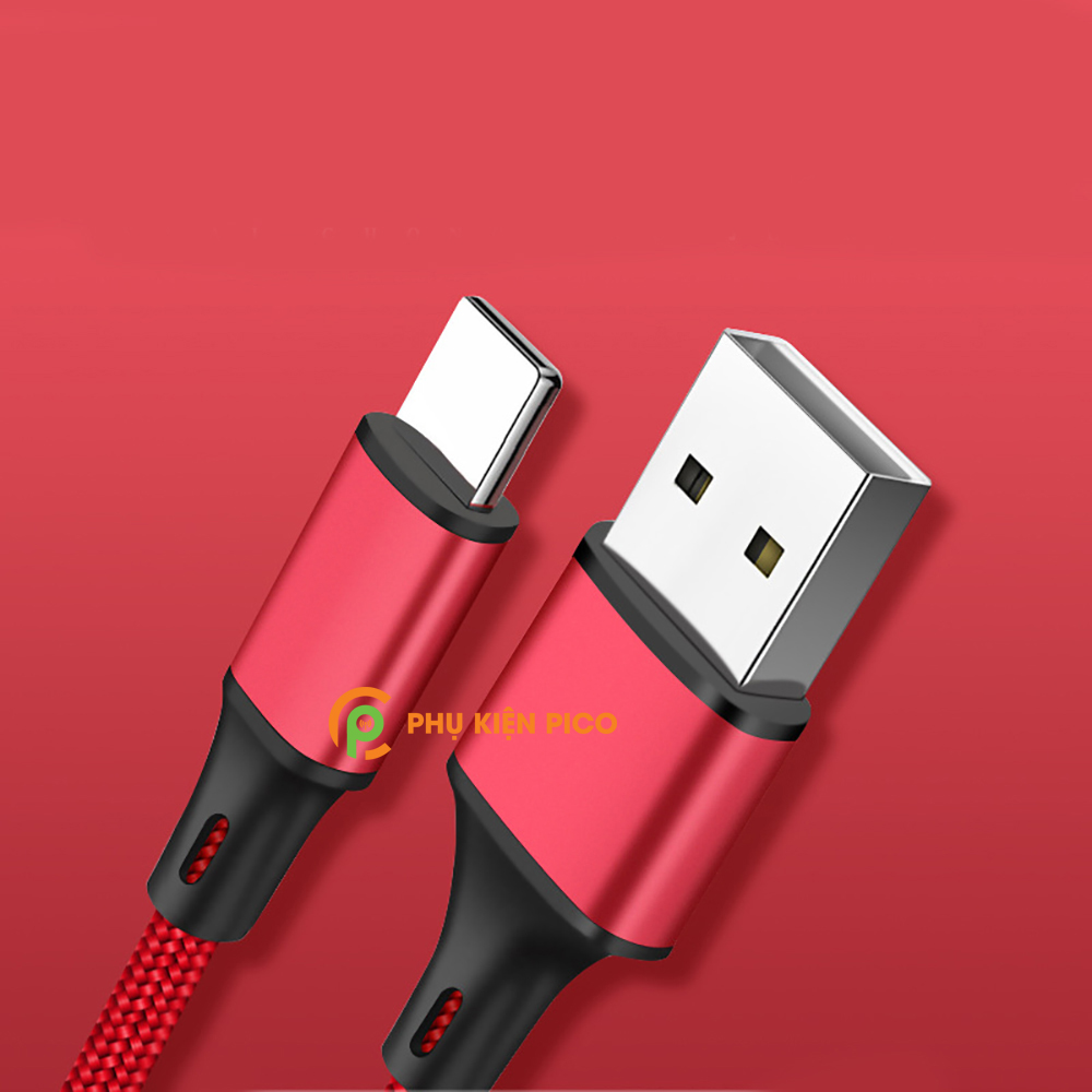 Cáp sạc Iphone bọc dù Lightning TypeC Micro Usb - Cáp sạc nhanh iphone chống đứt - Dây sạc nhanh iphone