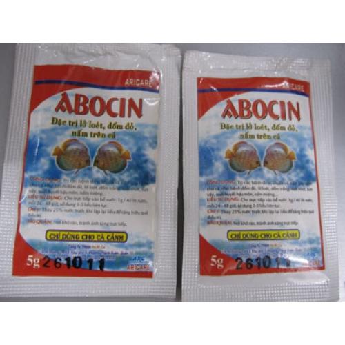 [HCM]Thuốc trị lở lét  đốm đỏ  nấm trên cá ABOCIN