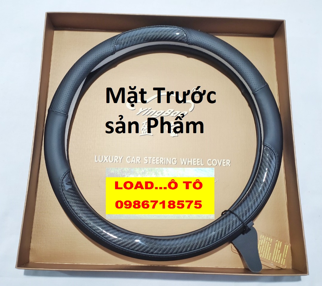 Bọc Vô Lăng Mitsubishi Outlander Vân Carbon cao Cấp