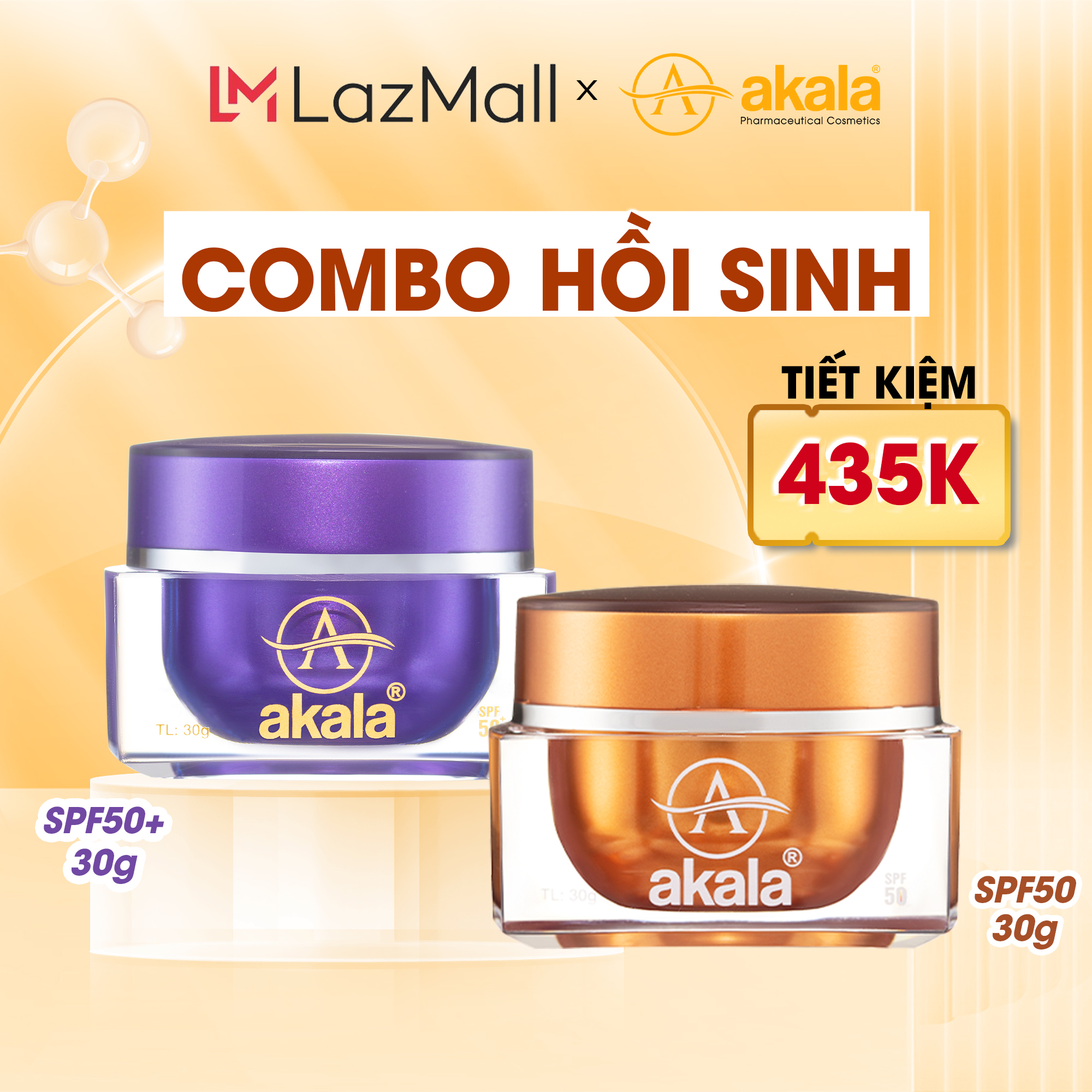 COMBO HỒI SINH Kem Nám - Tàn nhang - Đồi mồi + Face Trắng Da - Tái Tạo - Ngừa Mụn - Chống Nắng ( Nha