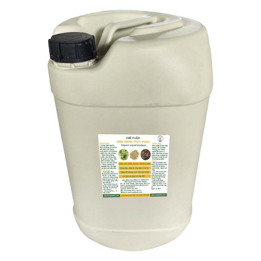 Phân đạm đậu nành hữu cơ (Can 30 lít)