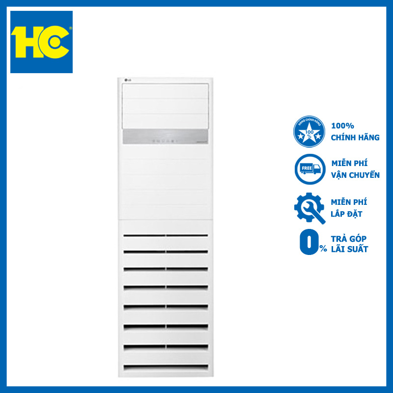 Điều hòa tủ đứng lg 1 chiều inverter 49000btu apnq48gt3e4