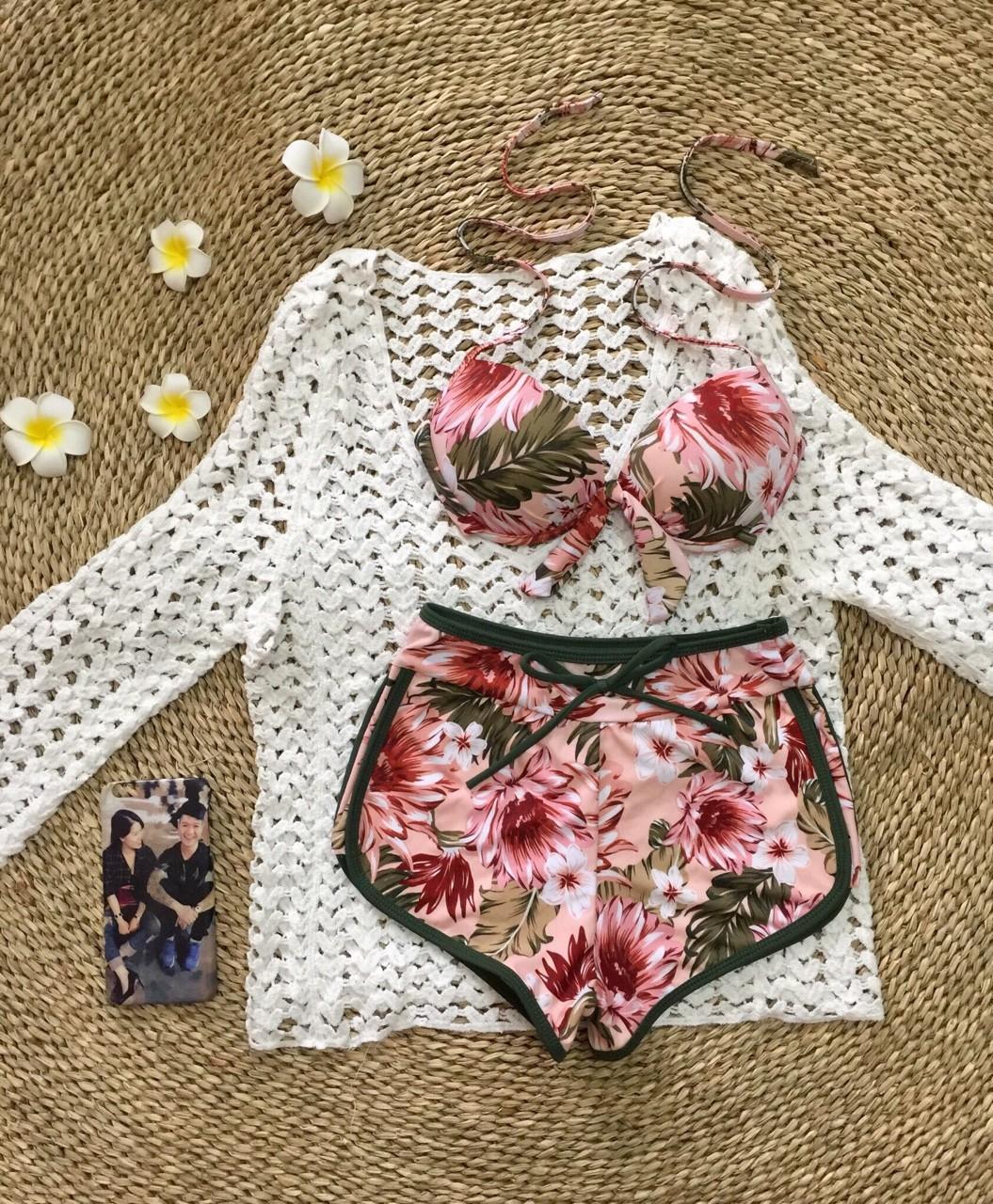 ÁO LƯỚI BIKINI ĐI BIỂN
