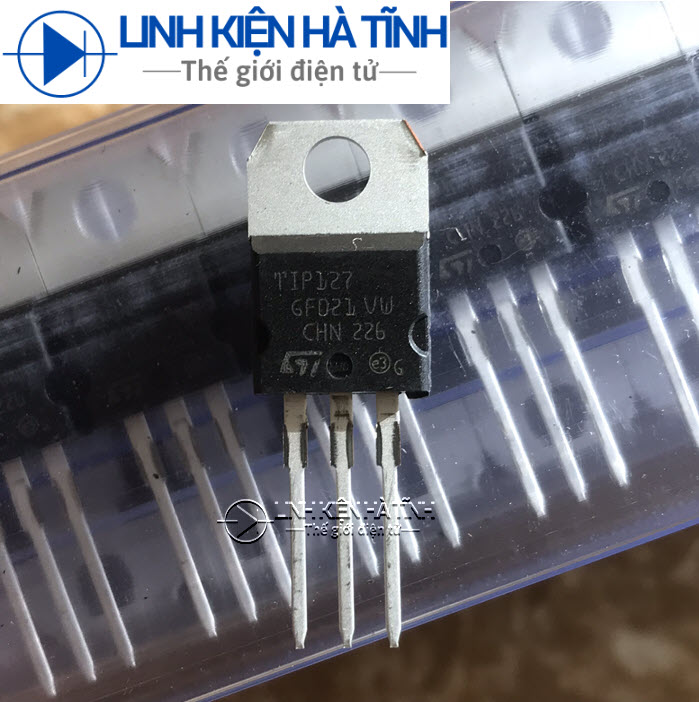 Combo 5 con transistor tip127 to-220 pnp 5a 100v